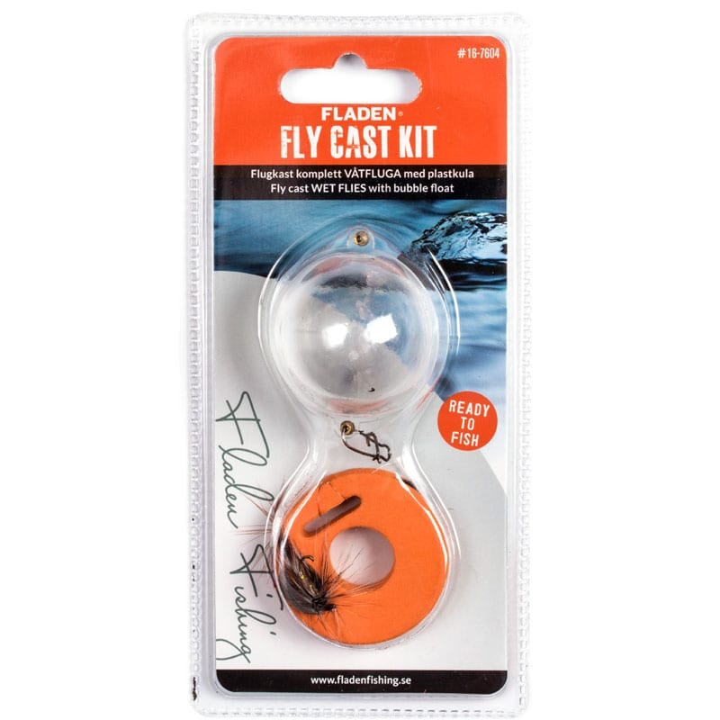 Fladen Flugkast with Float bead and Wet flies