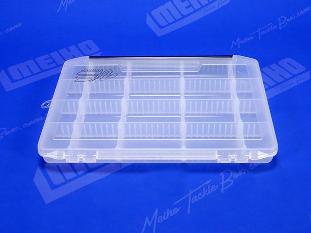 Meiho Tackle Box Adjustable Compartments 255x190xmm - Clear