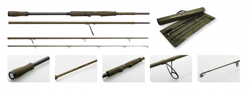 Savage Gear SG4 Medium Game Spinning Fishing Rod - Premium Fishing Rod for Fresh and Saltwater - Perfect for Soft and Medium Lures - Ideal for Perch, Pike, Trout, Predatory Fishing 2.51M Savage Gear SG4 Medium Game Spinning Fishing Rod - Premium Fishing Rod for Fresh and Saltwater - Perfect for Soft and Medium Lures - Ideal for Perch, Pike, Trout, Predatory Fishing 2.51M