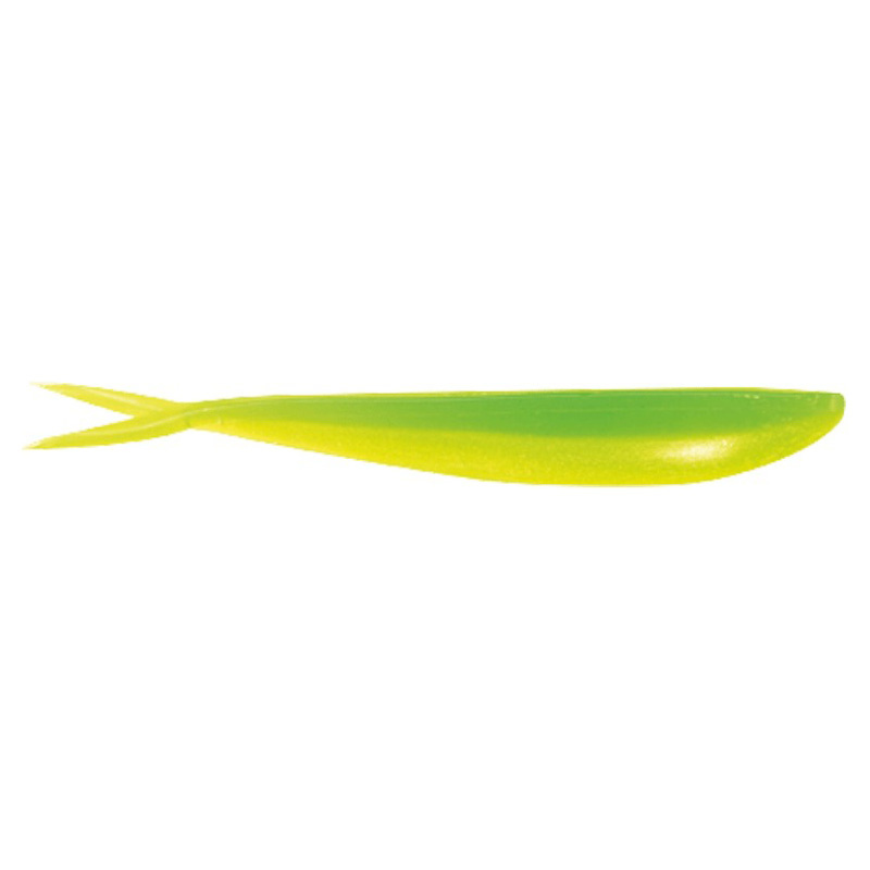Fin-S Fish, 10cm, Limetreuse - 10pack