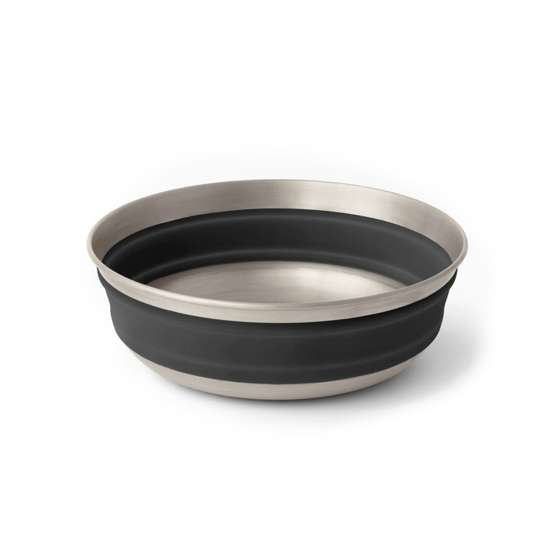 Sea To Summit Detour Stainless Steel Collapsible Bowl M Black