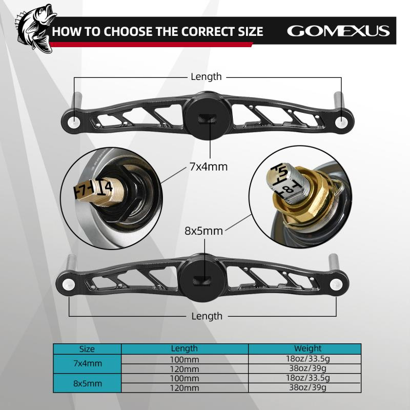 Gomexus 120mm Aluminium Handle with 27mm Cork Knob