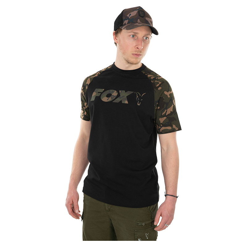 Fox Black/Camo Raglan T-Shirt
