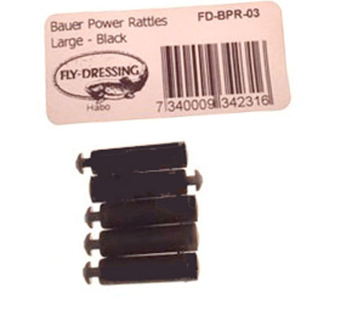 Bauer Power Rattles Large Black, 5-pak