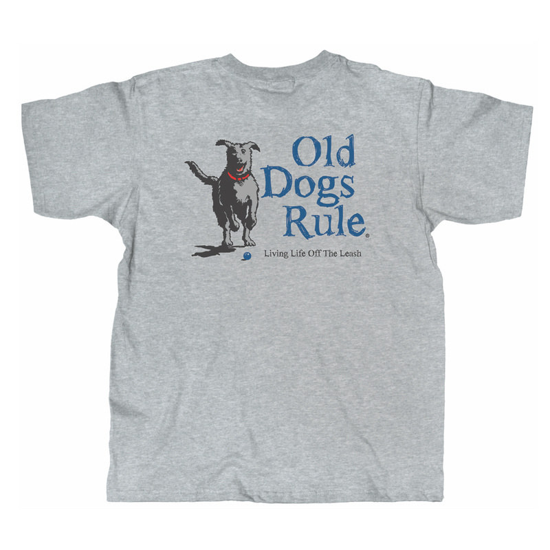 Old Guys Rule Leash T-Shirt