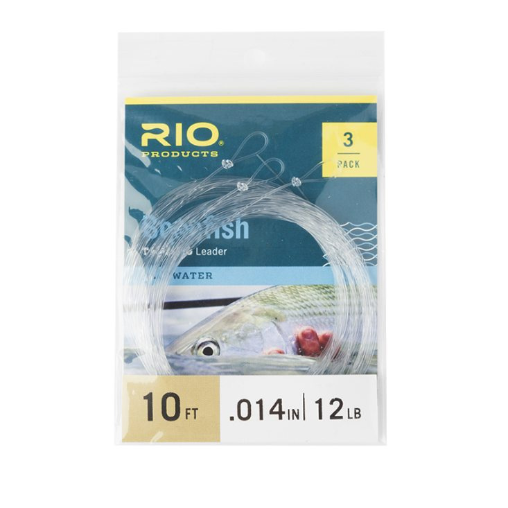 RIO Bonefish Leader 10f 3-pak