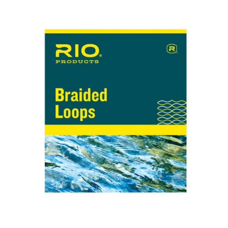 RIO Braided Loops Orange 4-pak W/Tubing