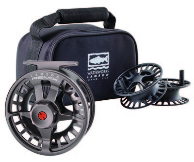 Lamson Remix HD Fly Reel With 2 Spare Spools Smoke
