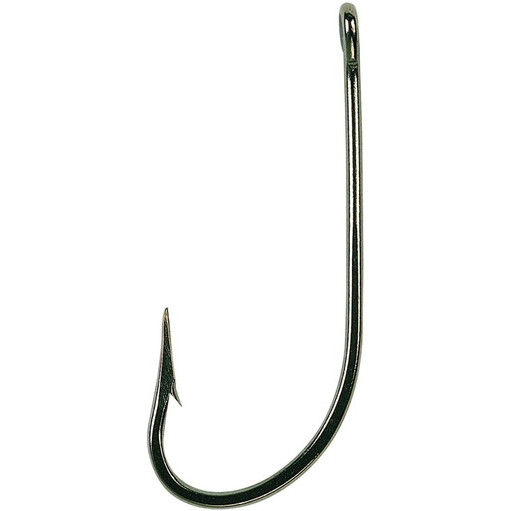 Mustad Stainless Steel Single Hook, Straight 5-pak