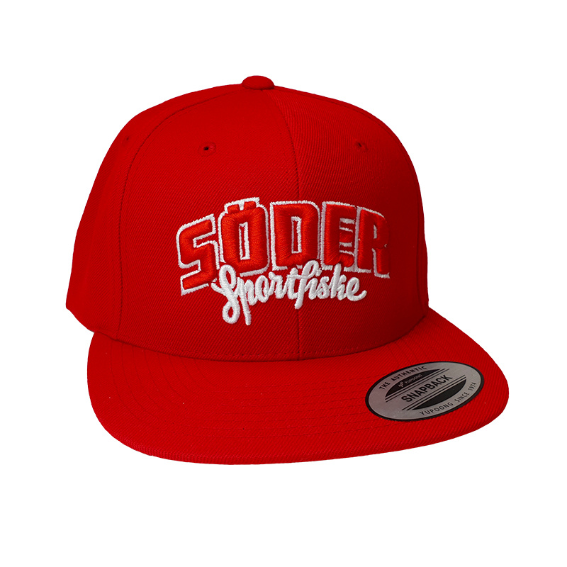 Söder Sportfiske Snapback Red - Original Logo