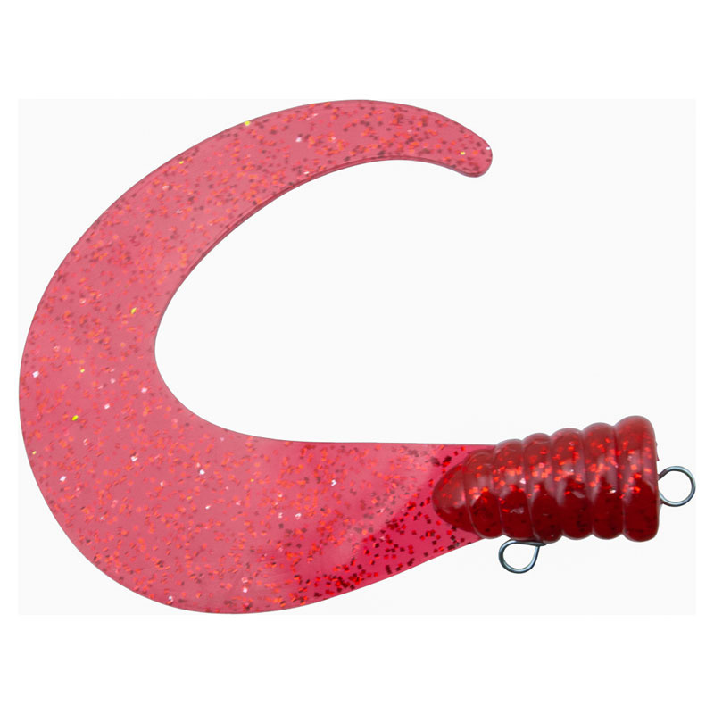 Svartzonker Big Tail (2pcs) - C42 Transparent Red