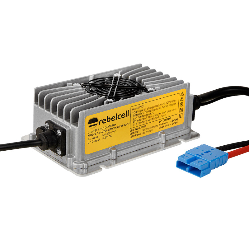 Rebelcell Charger 12.6V20A li-ion Waterproof ODB