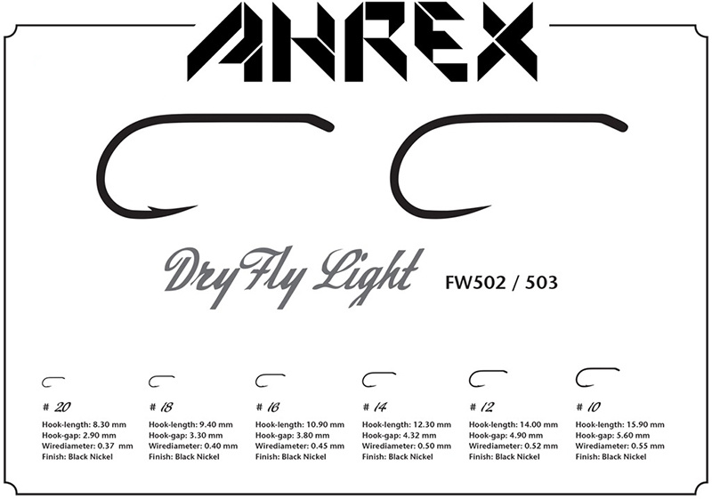 Ahrex FW503 - Dry Light Fly - Barbless